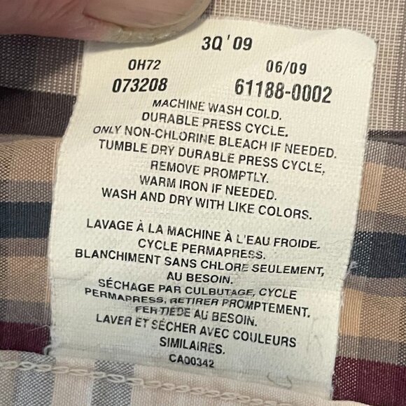 Levi’s Authentic Western Wear Plaid Shirt – Size L - Picture 3 of 4